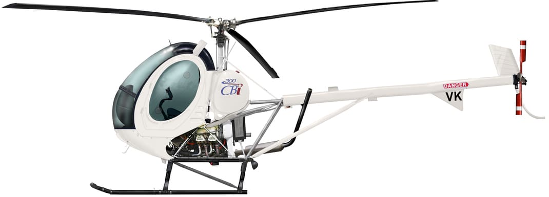 Schweizer Hughes 300 helicopter HVK